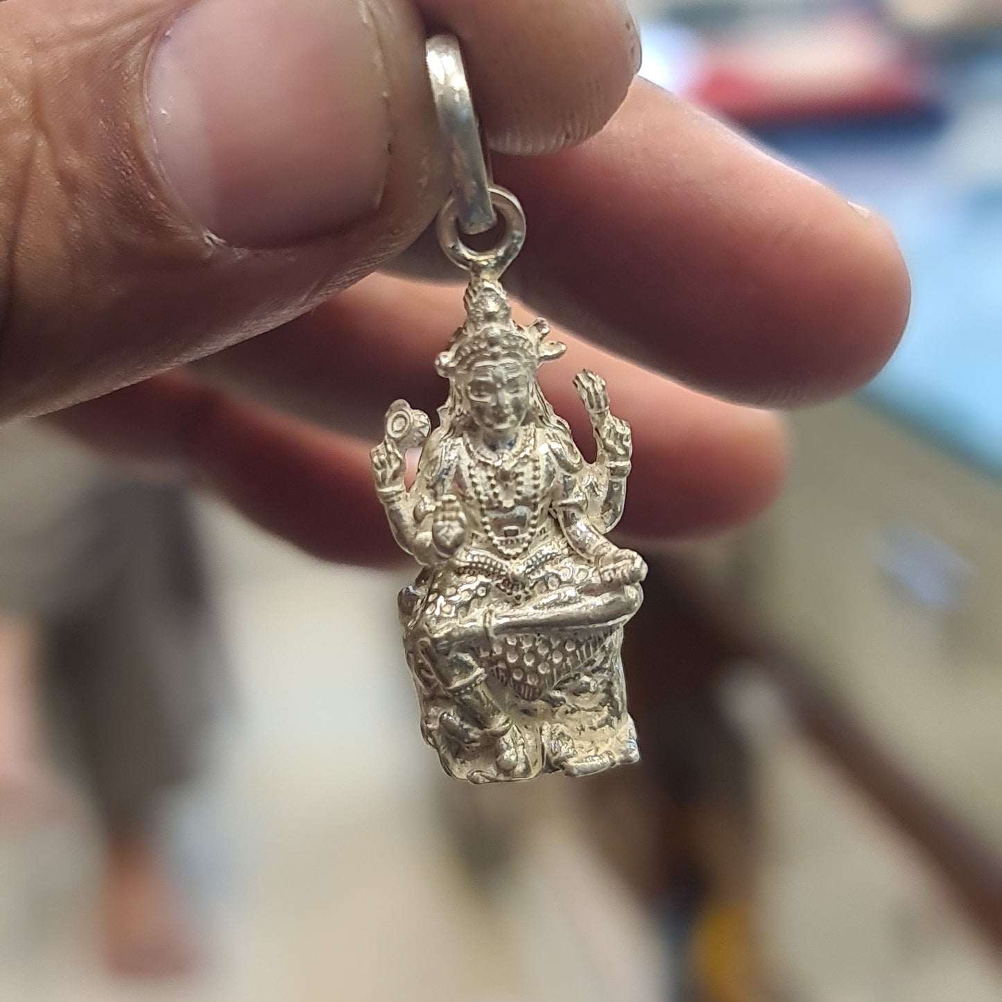 "Unlocking Wisdom: The Mystique of Lord Dakshinamurthi Silver Locket"