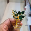 "Sacred Shine: Embrace Blessings with a Silver Tulasi Plant for Your Daily Pooja"