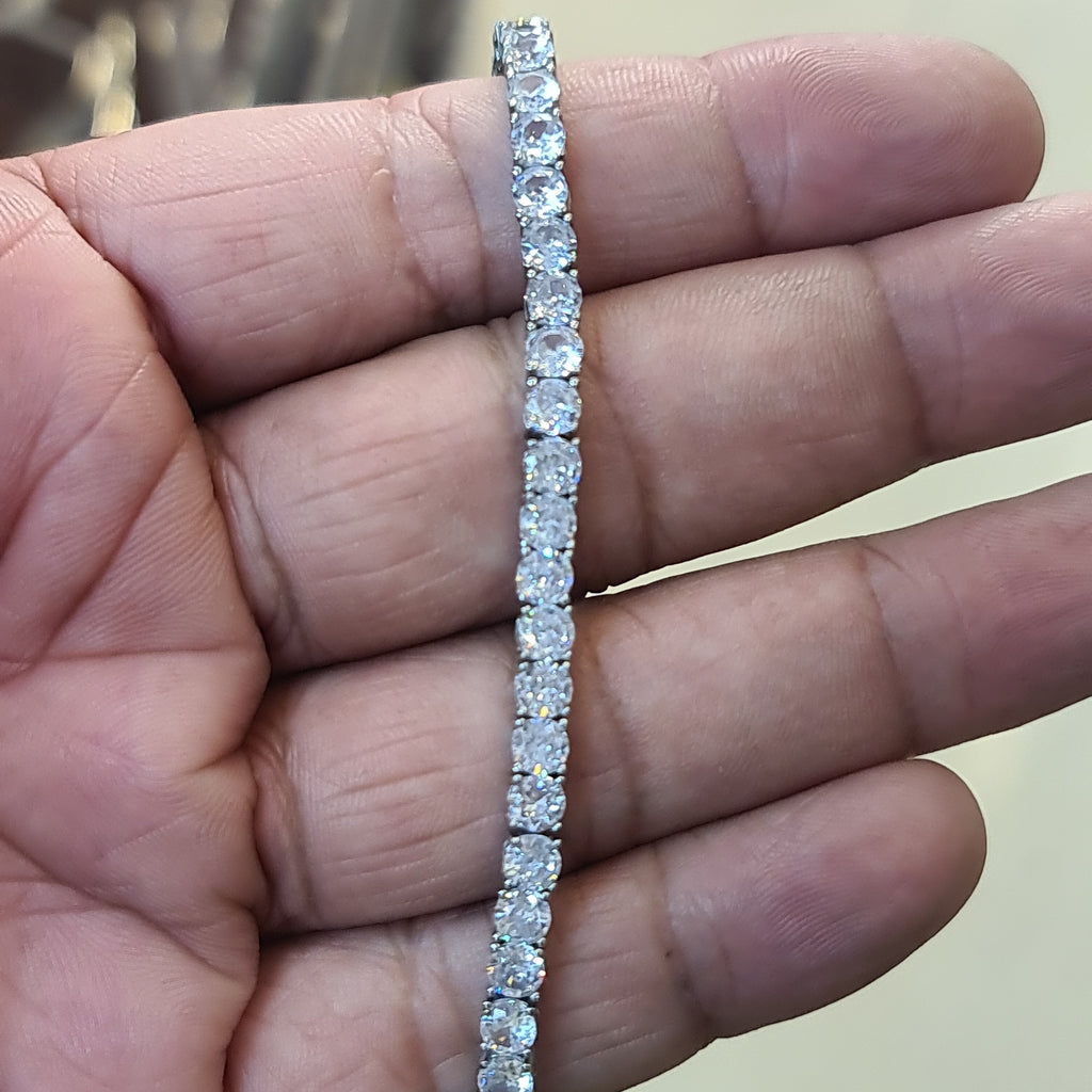 925 Silver Statement Bracelet for Women - Bold Design