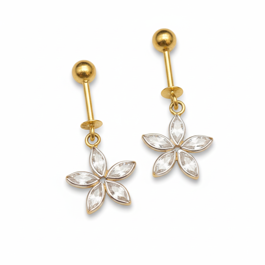 18 BIS Hallmarked Gold Bugudi clean background