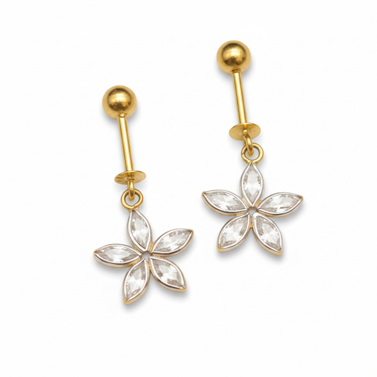 18 BIS Hallmarked Gold Bugudi clean background