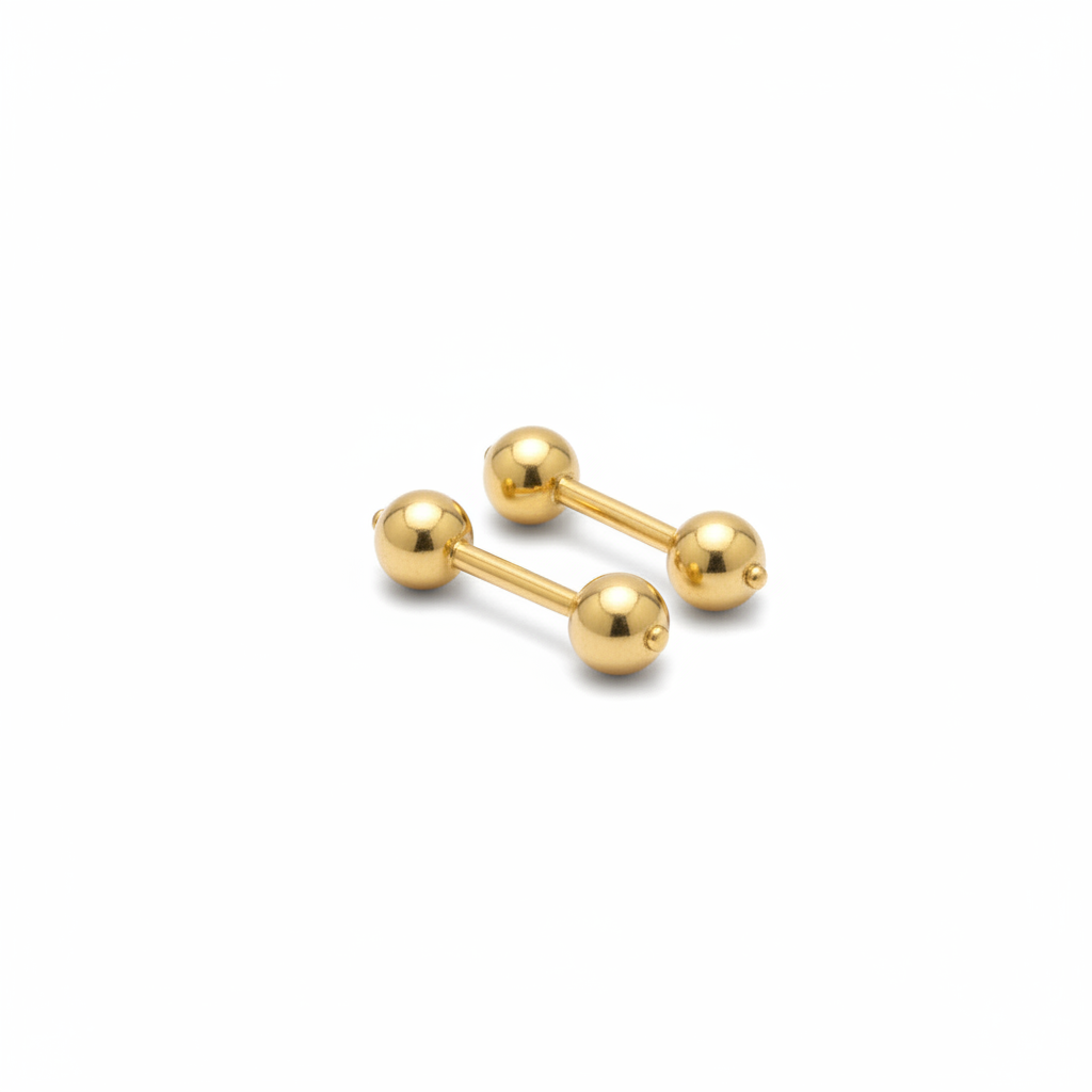 18ct Gold Bugudi Earrings 