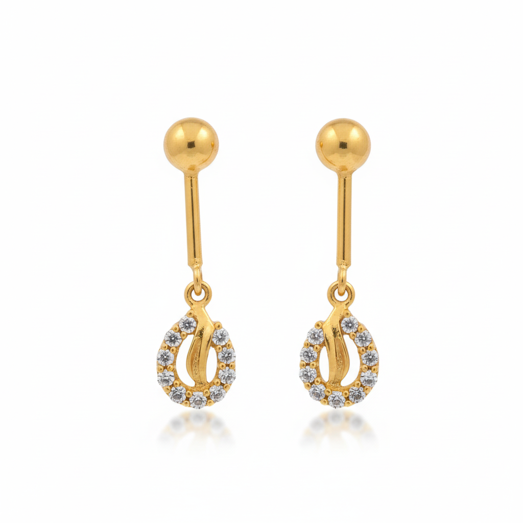 18k Gold Bugudi clean background