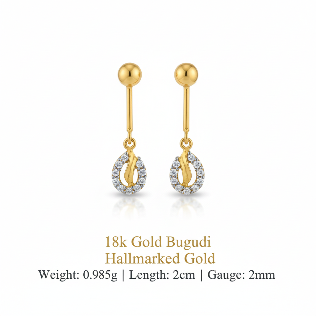 18k Gold Bugudi with details