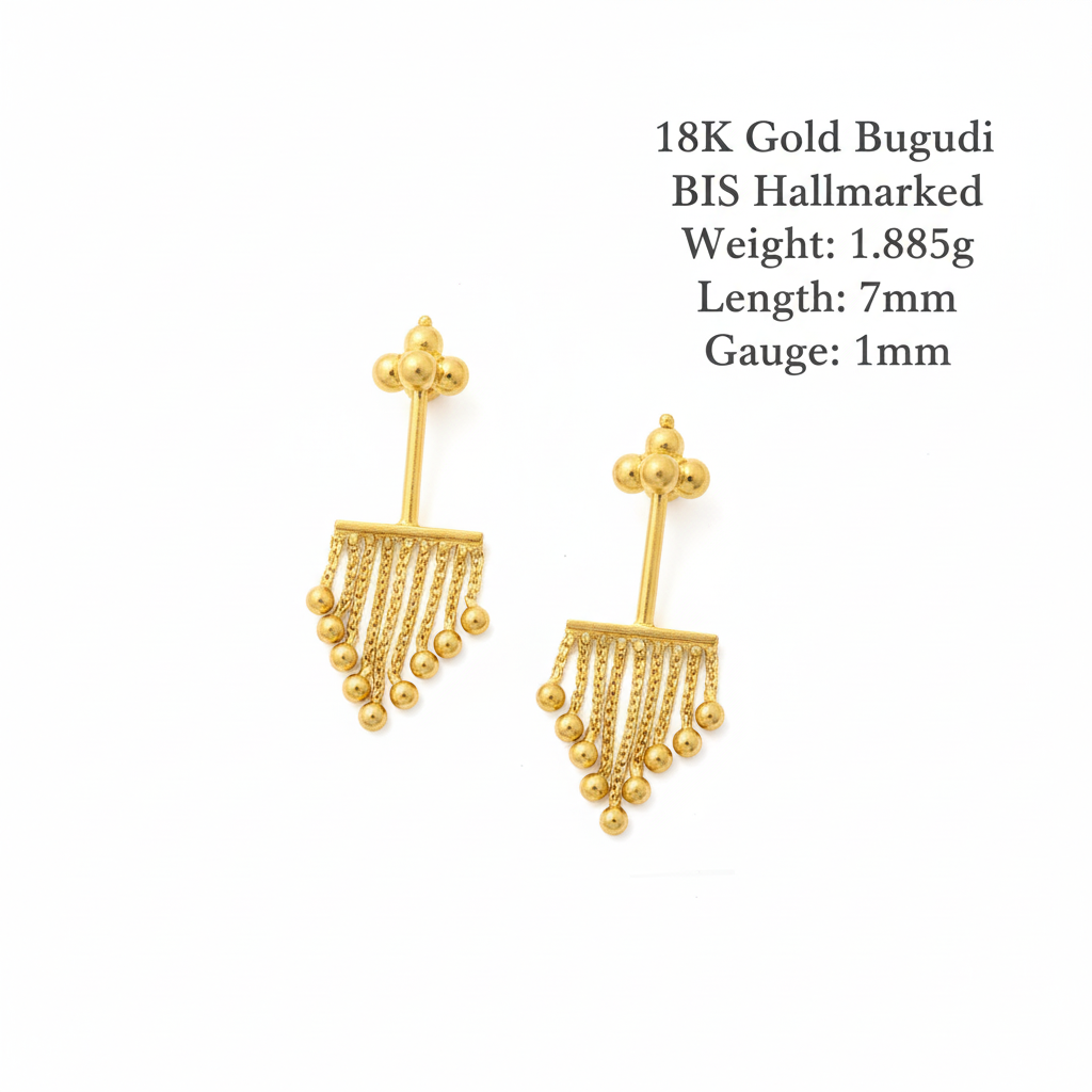 18K Gold Bugudi with details