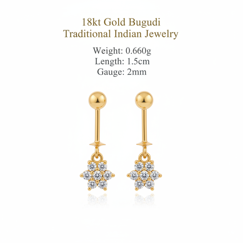18kt Gold Bugudi with details