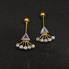 18kt Gold Bugudi Earring - Traditional Hoop Design