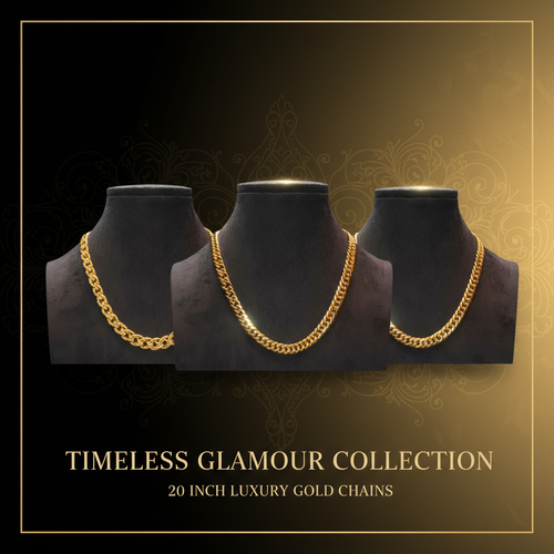20 Inch Gold Chains Collection Banner