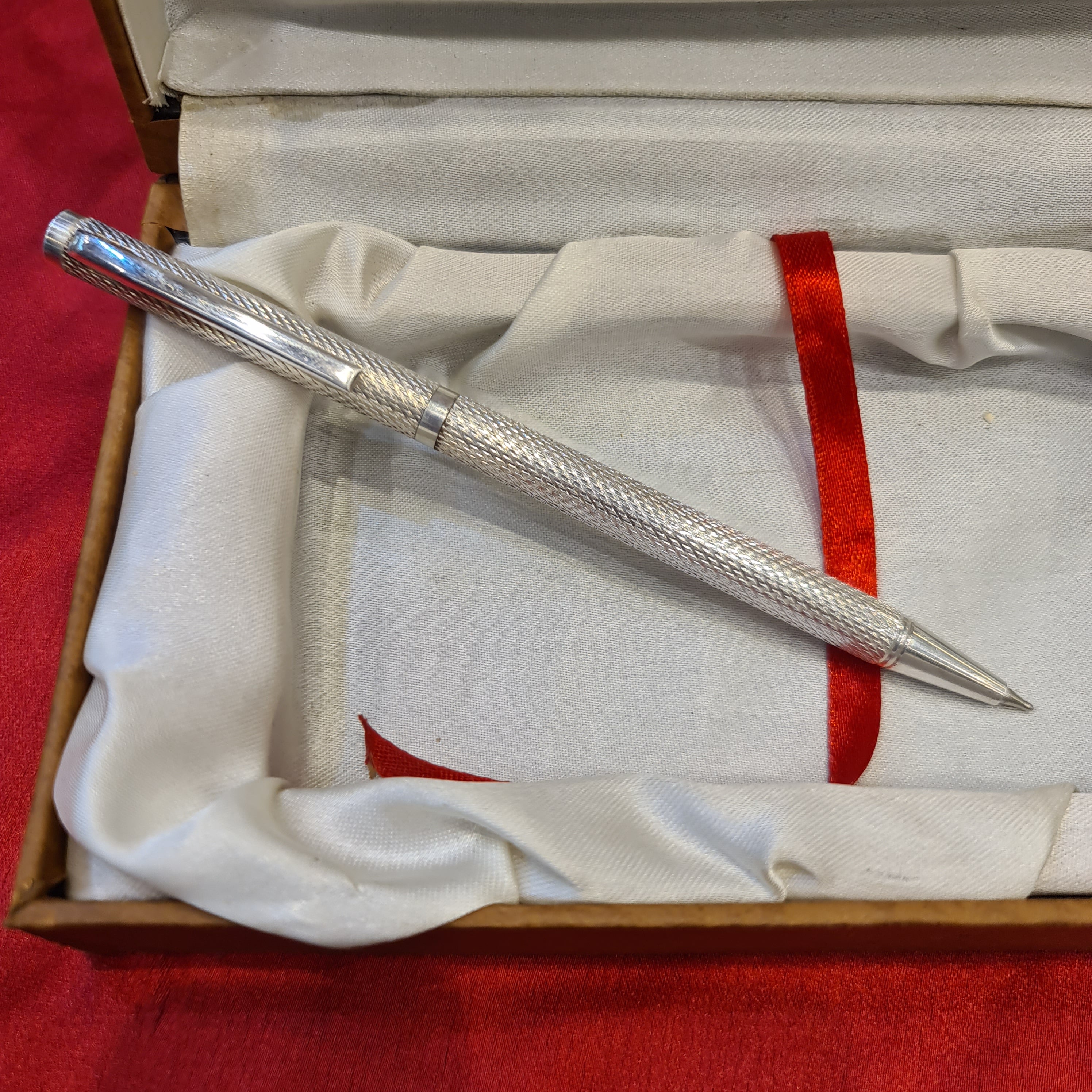 92.5 Silver Pen | BIS Hallmarked Premium Gift for Men | 14g Pure Silver Ball Pen