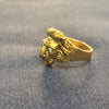 Asp Lion-Faced Ring in 925 Silver For Men