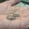Stunning 92.5 Sterling Silver Couple Rings - Sparkling Matching Set