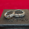 Exquisite 92.5 Sterling Silver Couple Rings - Premium Matching Set