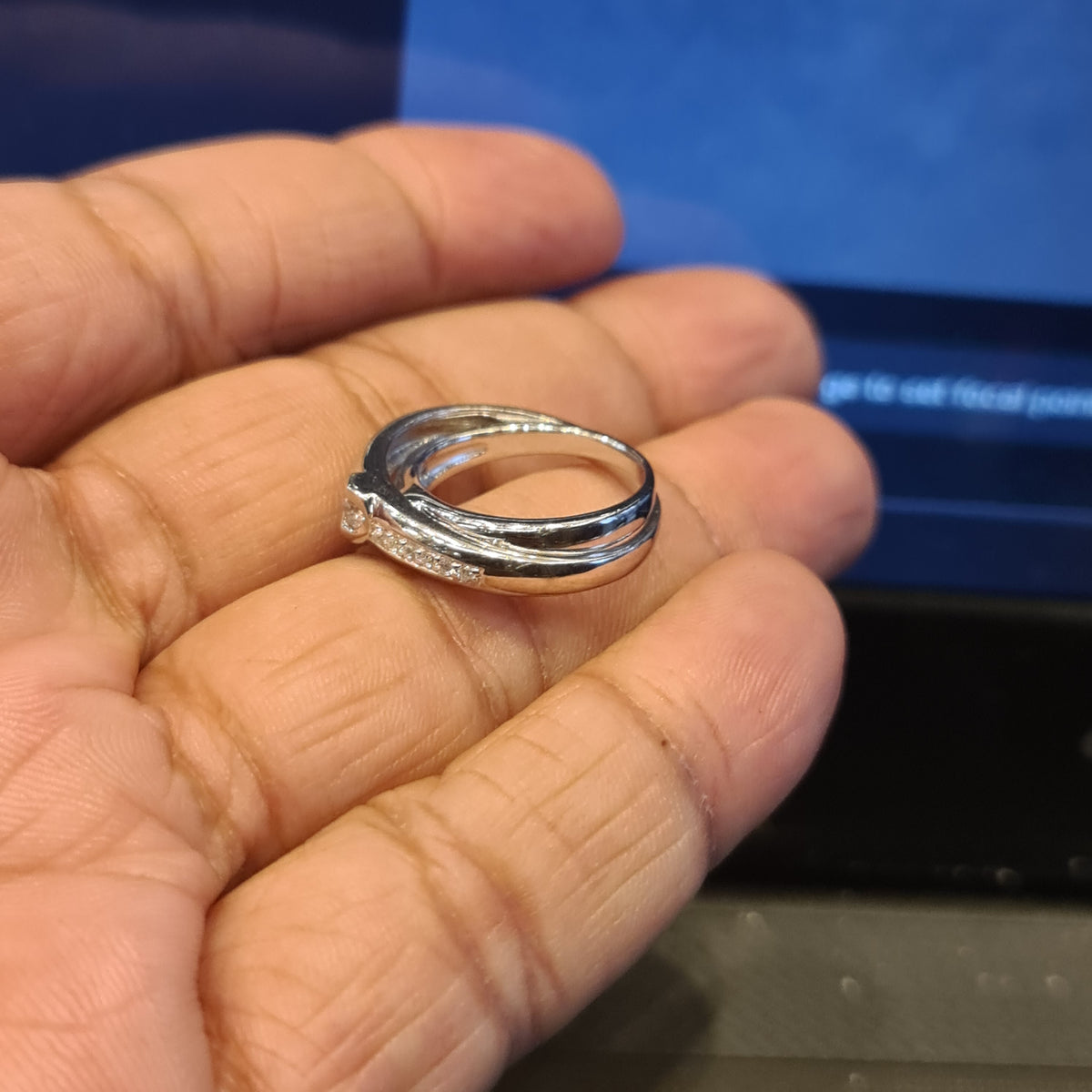 Elegant Sterling Silver Couple Rings - Forever Bonded Matching Pair