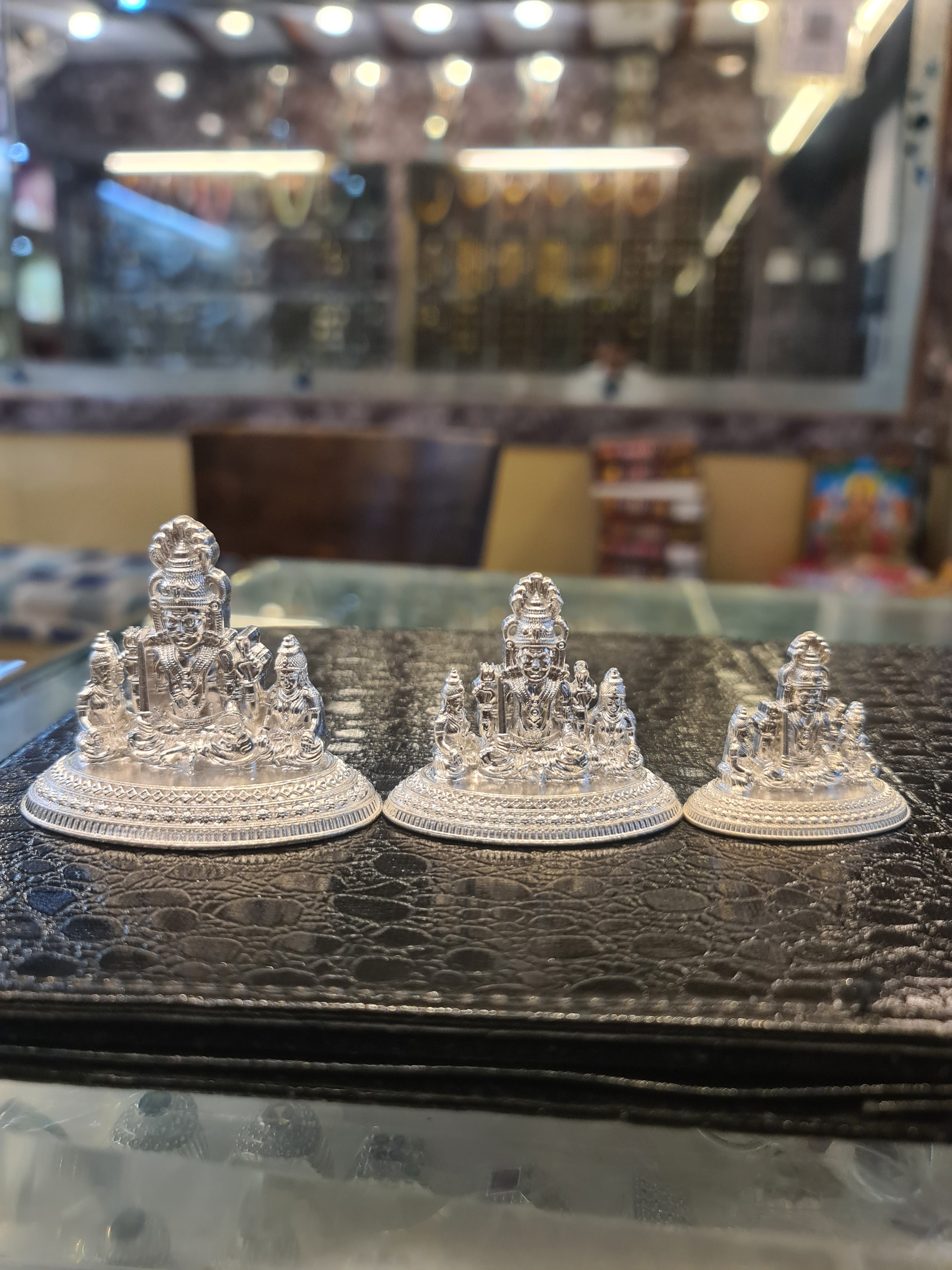 Pure Silver Mallanna Swami Idol - Handcrafted Hindu Deity Statue