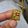 Embrace Elegance: The Exquisite 92.5 Silver Navratna-Embedded Balaji Ring for Men