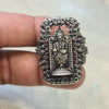 Asp Handcrafted Pure Silver Lord Balaji Ring With Vishnu Vishwaroop for Men