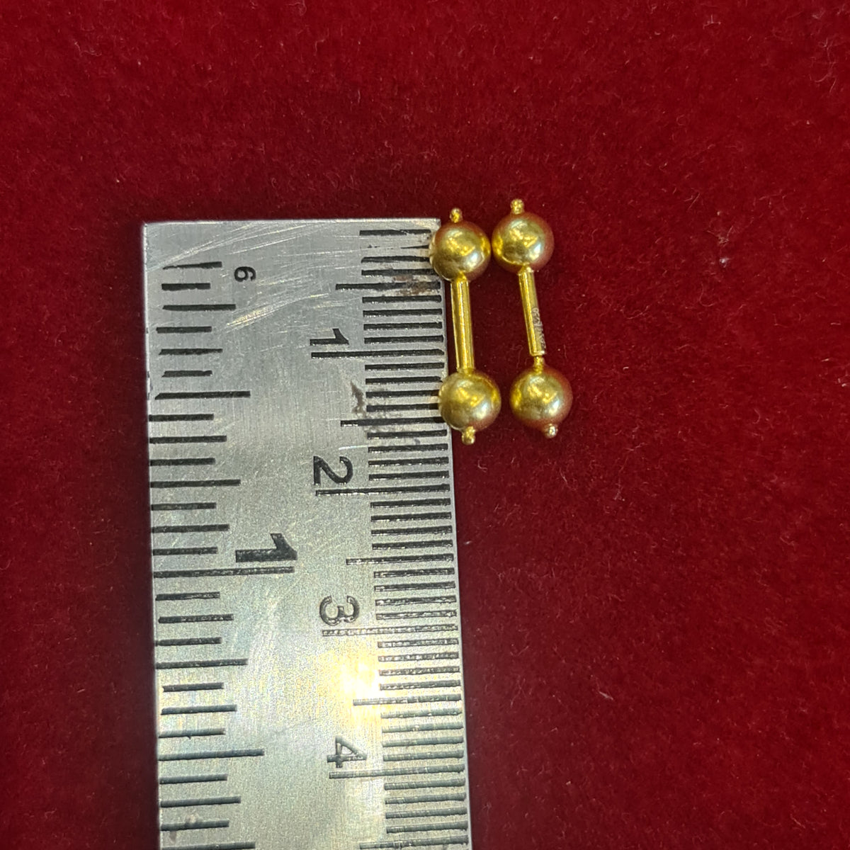 Gorgeous 18ct Yellow Gold Bugudi Earrings: A Stunning Addition to Your Collection