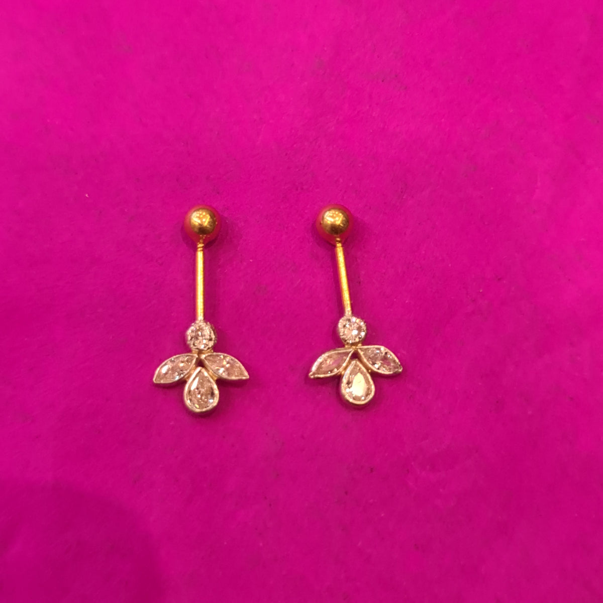 18kt Gold Bugudi - 2cm