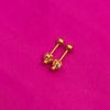 18ct Gold Traditional Bugudi Earrings - BIS Hallmarked