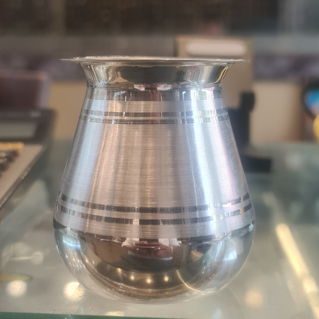 Pure Silver Chambu | Marwadi Lota | Kalash - 800 Purity