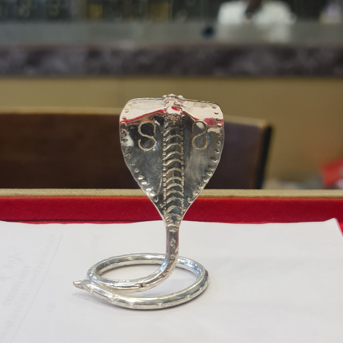 Pure Silver Nag Idol for Pooja - 23 Grams