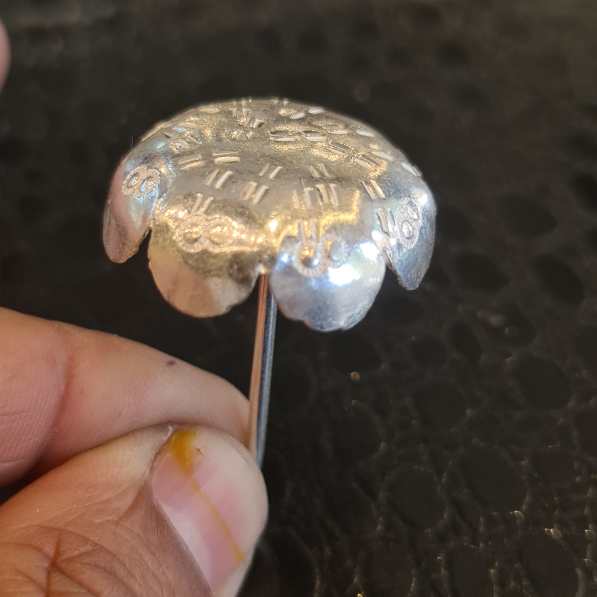 Pure Silver Umbrella Chatri for Deity | 6g Silver Godgu