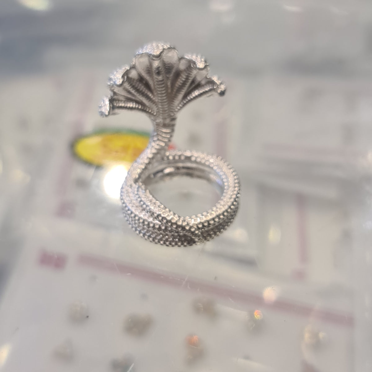 Pure Silver Solid Panchmukhi Nag (Seshnag) for Pooja - 17.5g
