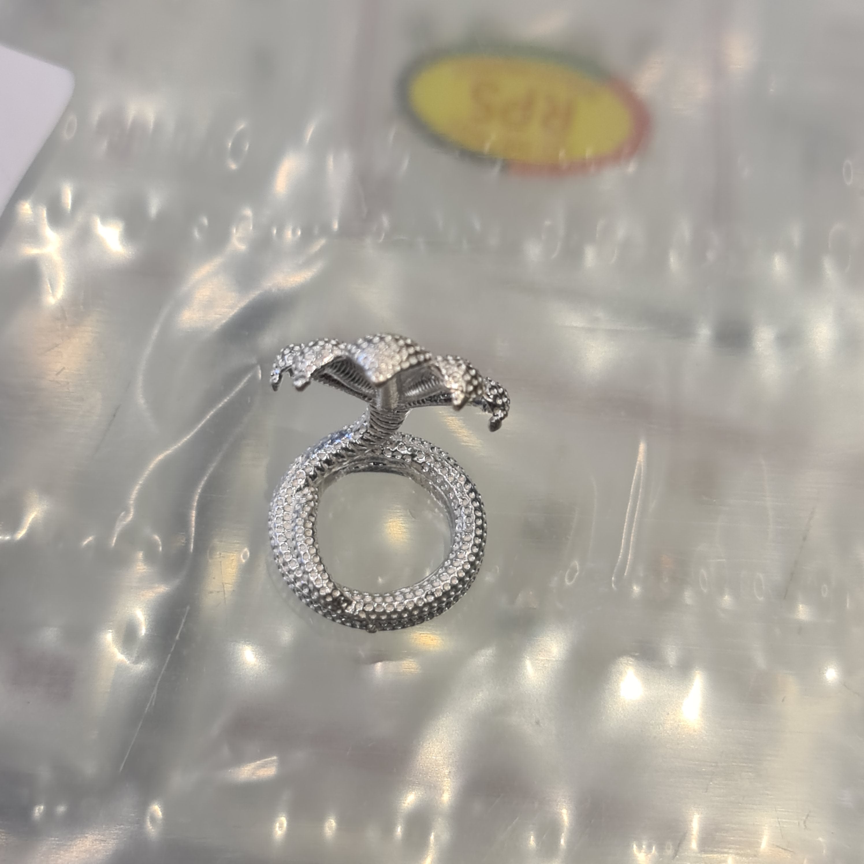 Pure Silver Panchmukhi Nag (Seshnag) for Pooja - 10.5g