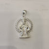 Silver Ayyappan Swami Locket - 800 Purity | 7.3g Temple Jewelry