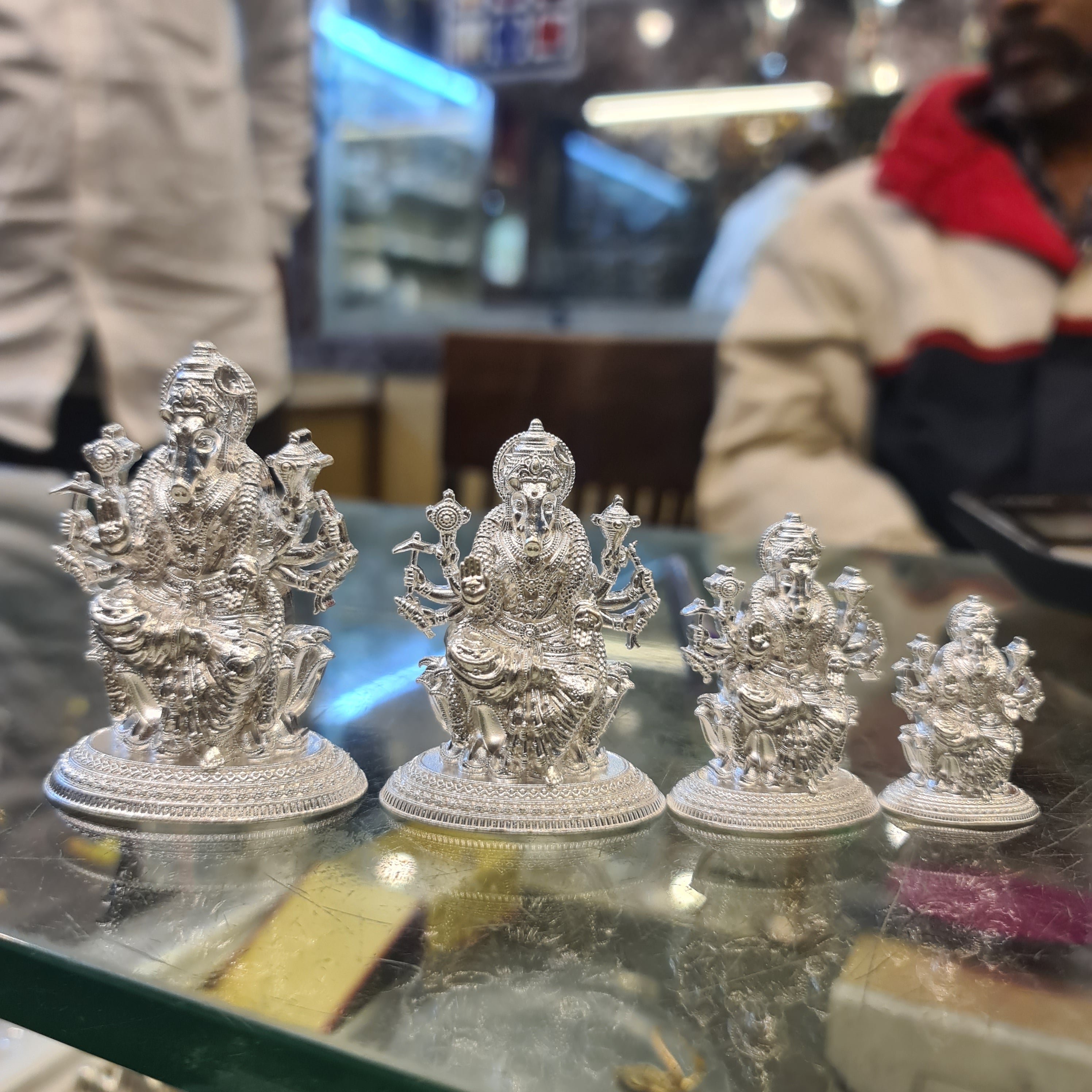 Pure Silver Varahi Devi Idol - 800 Purity Temple Deity