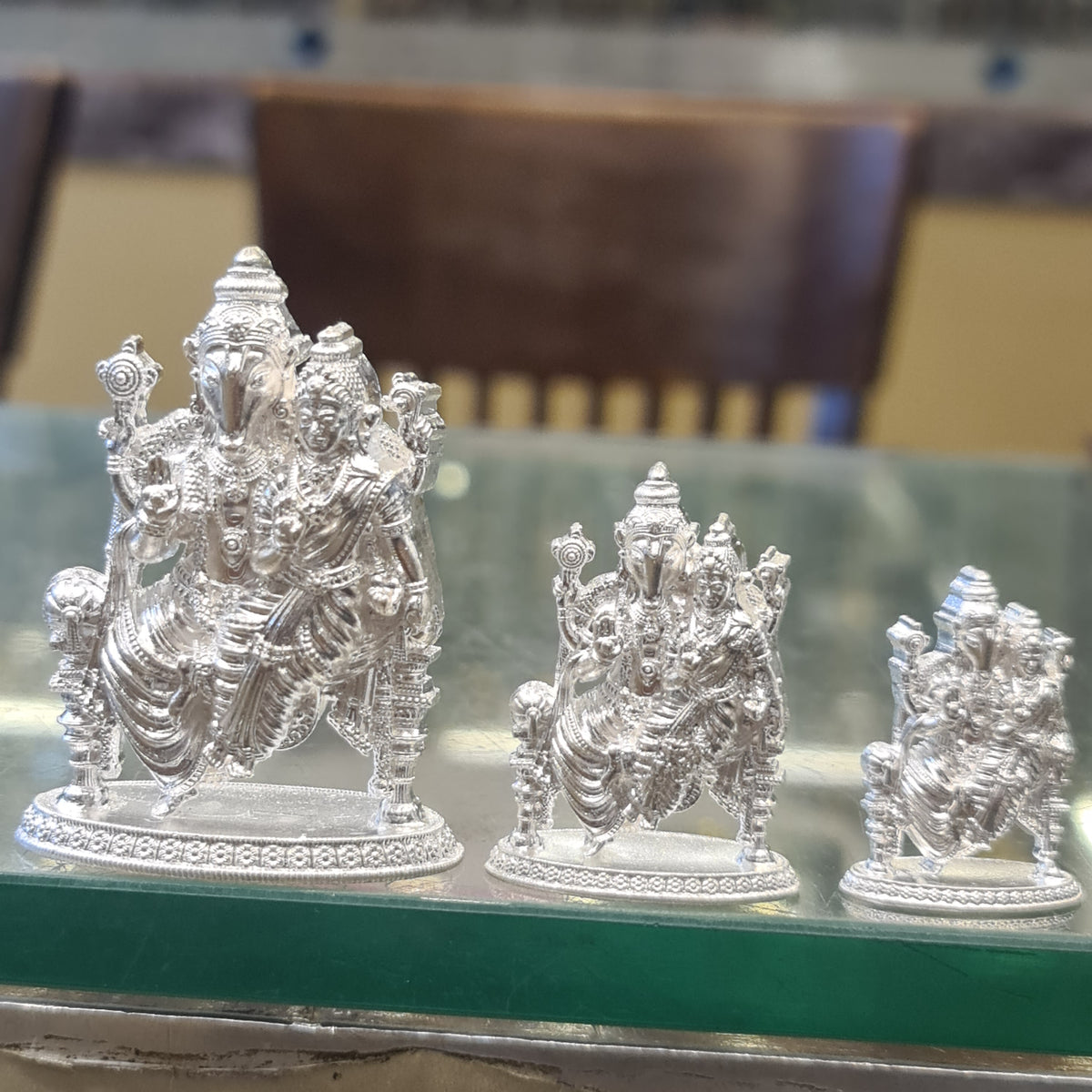 Pure Silver Sri Lakshmi Hayagreeva Idol - 800 Purity