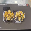 22kt Gold Shankh Chakra Earrings for Men
