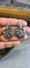 Flame Cluster Earrings | Gold Plated & Black Rhodium | Push Back & Clip On
