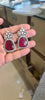Victorian Kundan Earrings | 5 Colors | CZ Polki Drop Studs