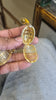Openable Cage Jhumka – CZ Diamond Gold Dome Earrings