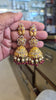 Polki Jhumka Earrings | Gold Plated | Pearl Drops & Ruby Beads Variants