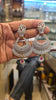 Vaayu Chandbali Earrings | American Diamond, Emerald & Ruby | 24Kt Gold Plated