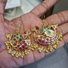 Kundan Fish Earrings | Handmade | Multicolor | 2 Variants