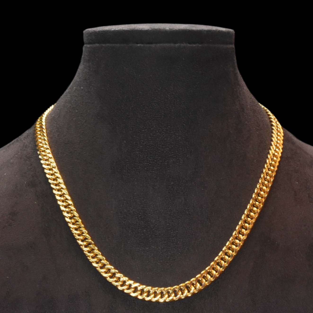 24K Gold Plated Chain for Men - 20 Inch Wedding Collection