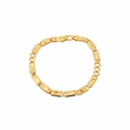 24K Gold Plated Decorative Link Bracelet