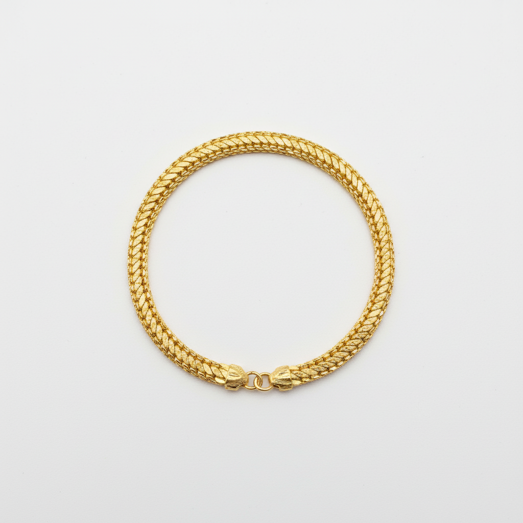 24K Gold Plated Mesh Bracelet