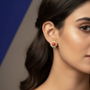 24K Gold Plated Pearl Stud Earrings