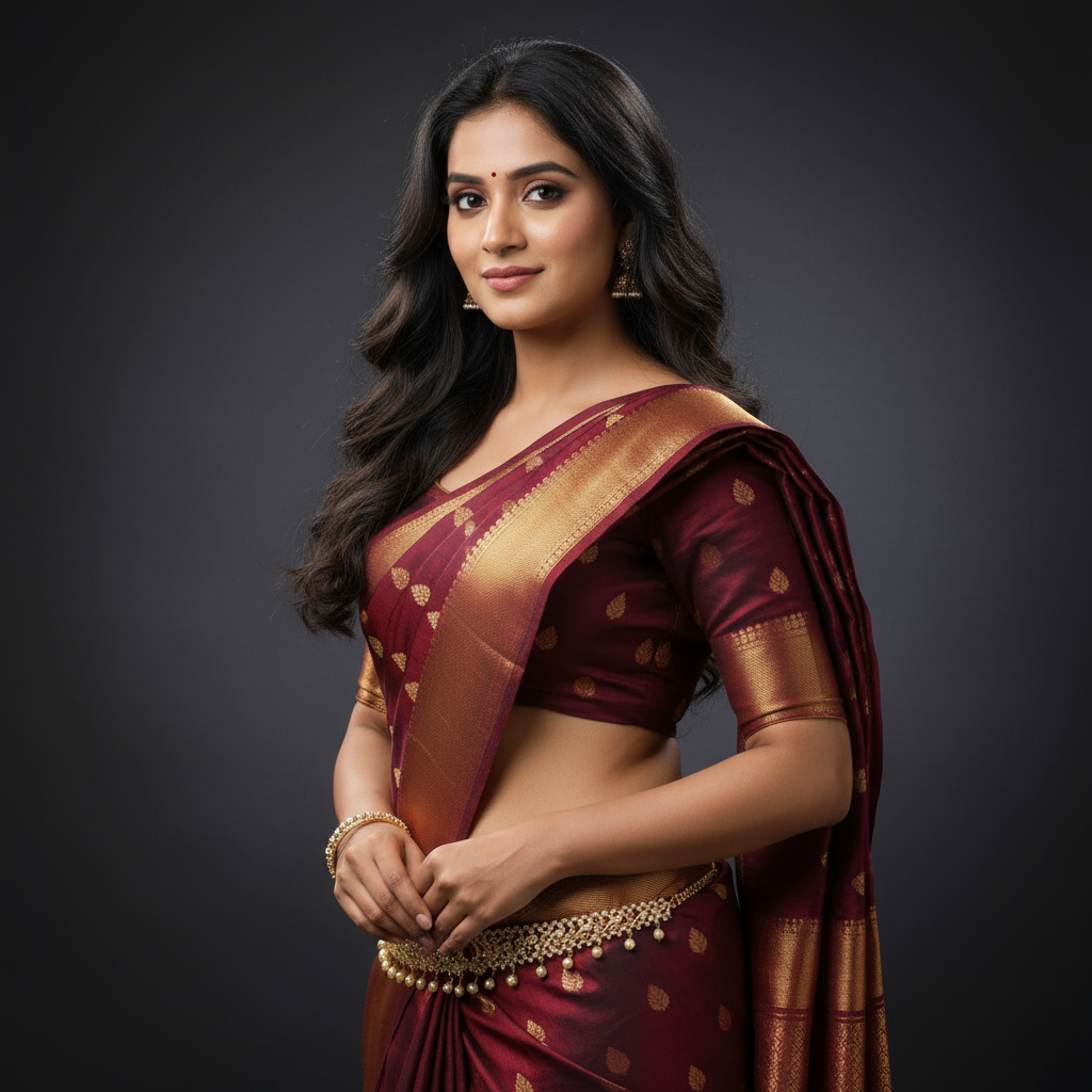 24K Gold Plated Zircon Chain Vaddanam