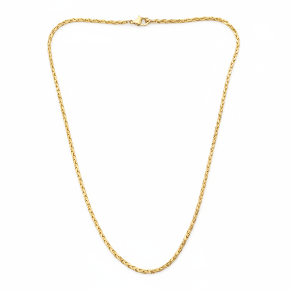 24 Inch Panchloha Wheat Chain - Anti-Tarnish Five Metal Foxtail Necklace