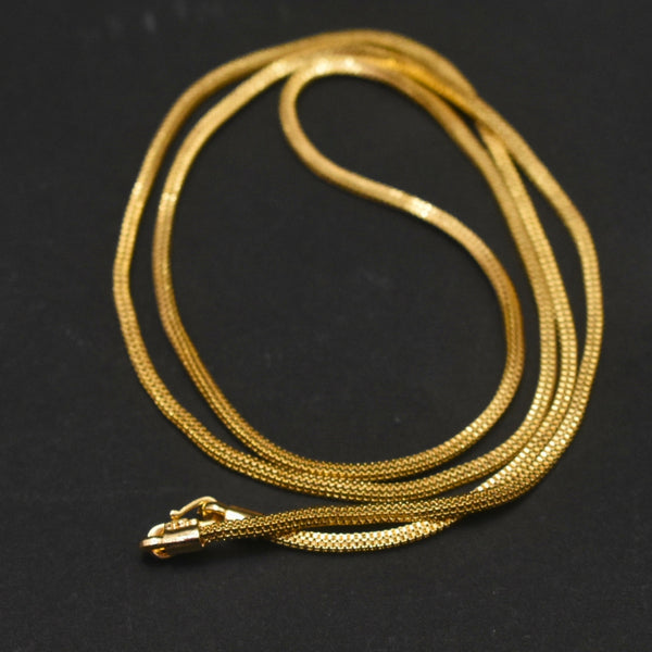 30 Inch 24K Gold Plated Chain - Premium Unisex Necklace