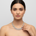 Asp Victorian Zircon Necklace Set