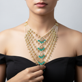 Pearls Satlada Haar - Seven Layer Necklace | Asp Fashion Jewellery