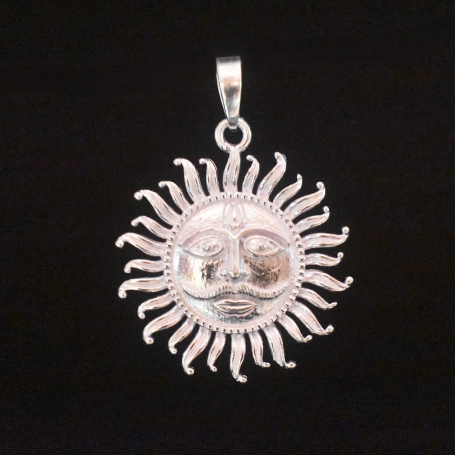 92.5 Silver Lord Surya Locket