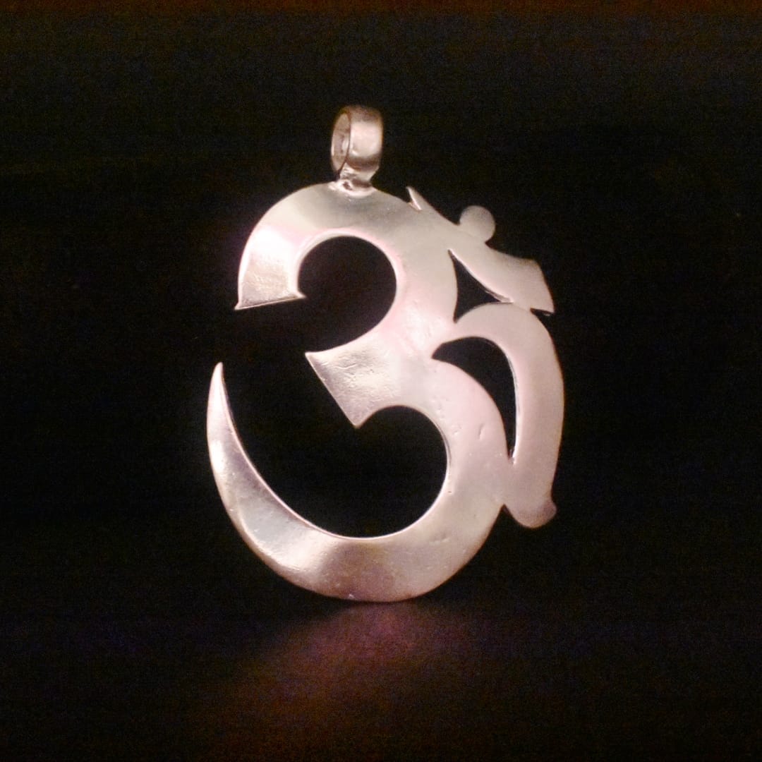 92.5 Silver Om Locket for Men