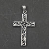 92.5 Silver Ornate Cross Locket